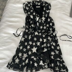 Lovers & Friends black and silver star dress